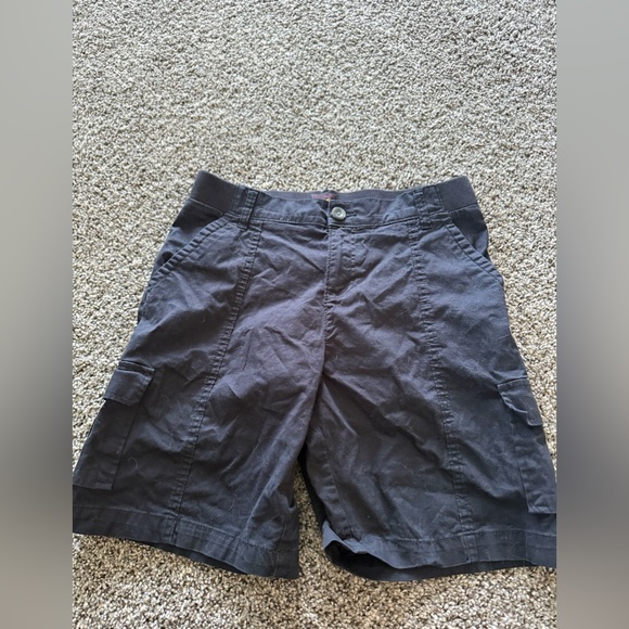 Lee Relaxed Fit Men's Black Cargo Shorts Size Medium - Picture 1 of 4
